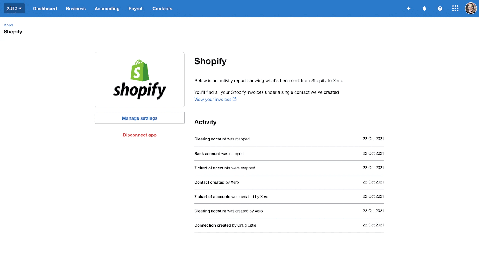 Step 2: Connect Xero to Your Shopify Account